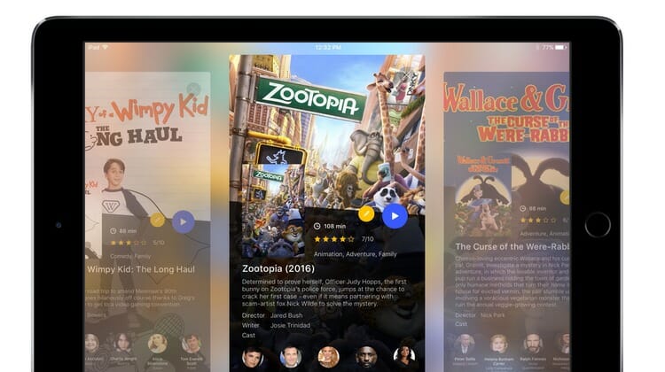 PlayerXtreme iPad Screen