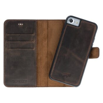 Burkley Detachable Leather Wallet Case