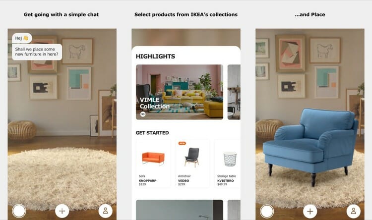 Ikea Place Augmented Reality App