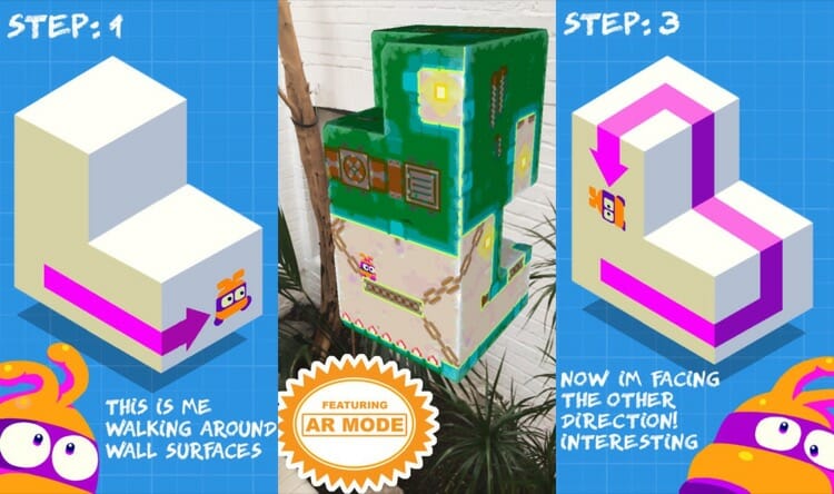 Flat Pack Augmented Reality Game for iPhone X