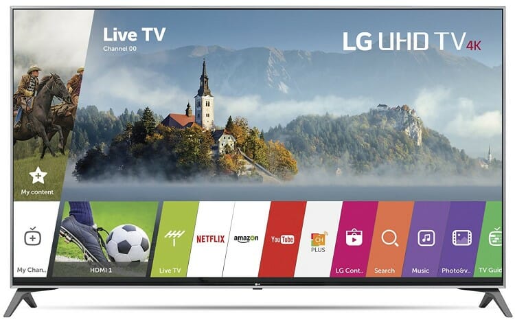 LG 55-Inch UJ7700 Smart 4K TV
