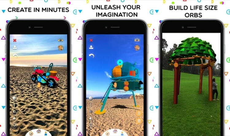 Orb iOS Apps With Augmented Reality