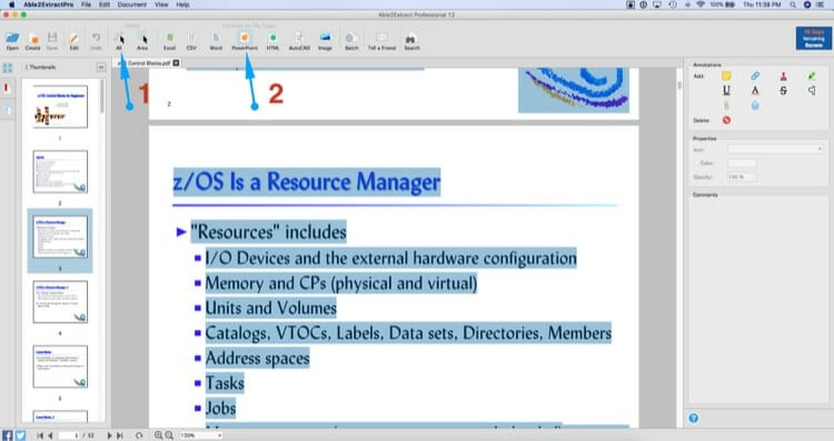 Export Your PDF as a Powerpoint With Able2Extract Professional 12