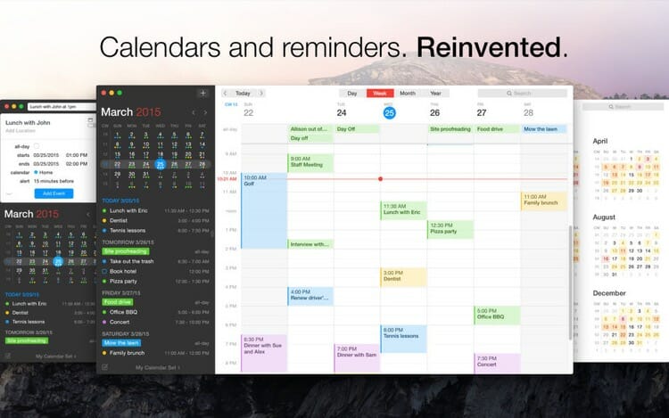 Fantastical 2 Mac Calendar App
