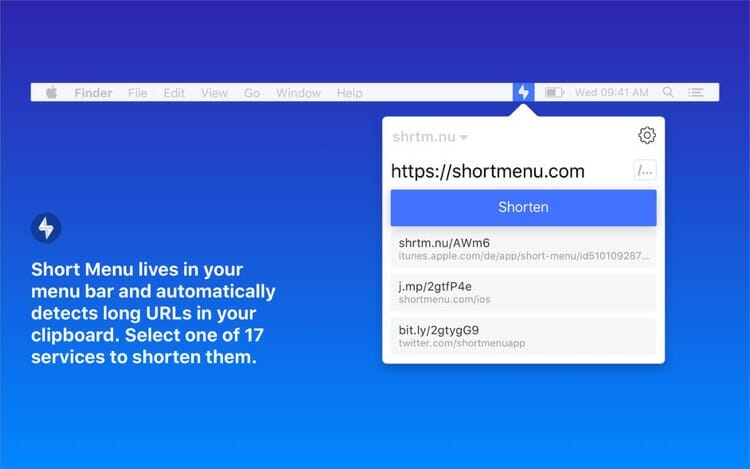 Short Menu Mac App For Better Productivity