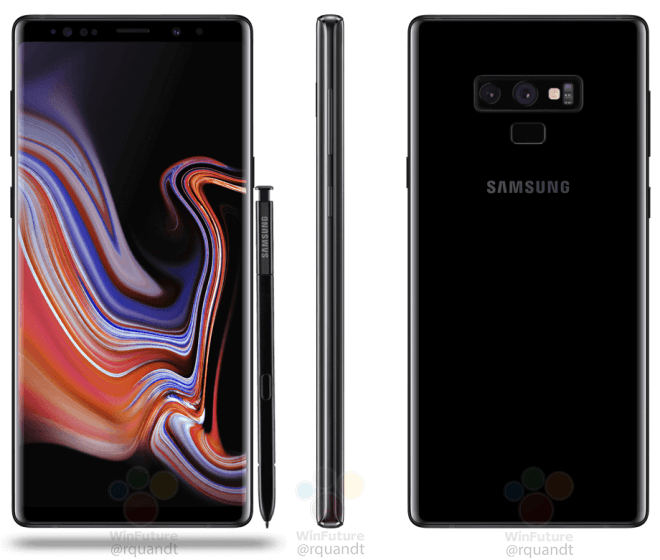 Samsung Galaxy Note 9 Leaks