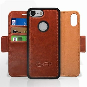 Newseego Pixel 3 Leather Case