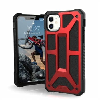 UAG Crimson Red Rugged Case for iPhone 11