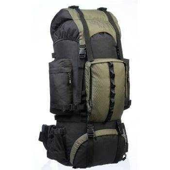 AmazonBasics Rainfly Internal Frame Camping Backpack