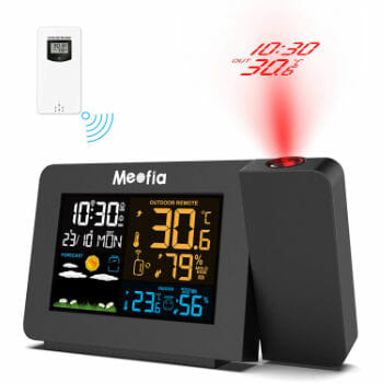 Meofia Projection Alarm Clock For Bedroom