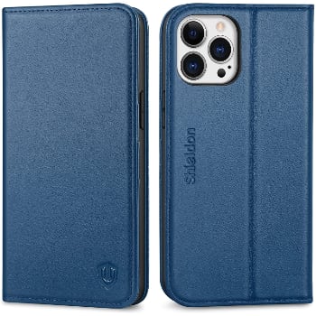 shieldon leather wallet case for iphone 13 pro
